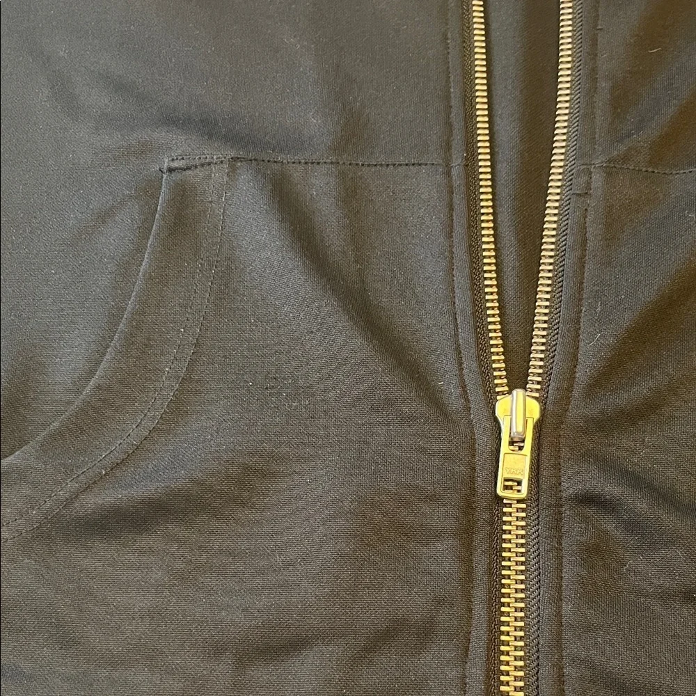 Pink Dolphin Black Track Jacket with Gold Logo size L